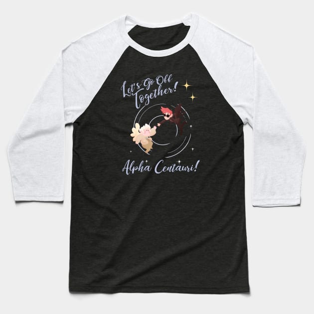 Good Omens-Let's Go! Baseball T-Shirt by Kamy2425